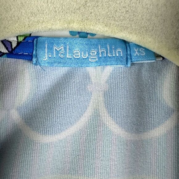 J Mclaughlin Wrap Dress Womens XS Multicolor Catalina Cloth Stretch Performance - Picture 4 of 12